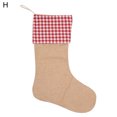 thumbnail image 3 of Christmas Stocking Contrast Colors Multipurpose Reusable Festive Lightweight Store Candy And Gift Large Capacity Wave Pattern Hanging Socks Gift Bags for Home, 3 of 6