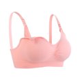 thumbnail image 2 of LSLJS Women's Color Seamless Breathable Super Elastic Feeding Pajamas Sexy Bra, 2 of 3