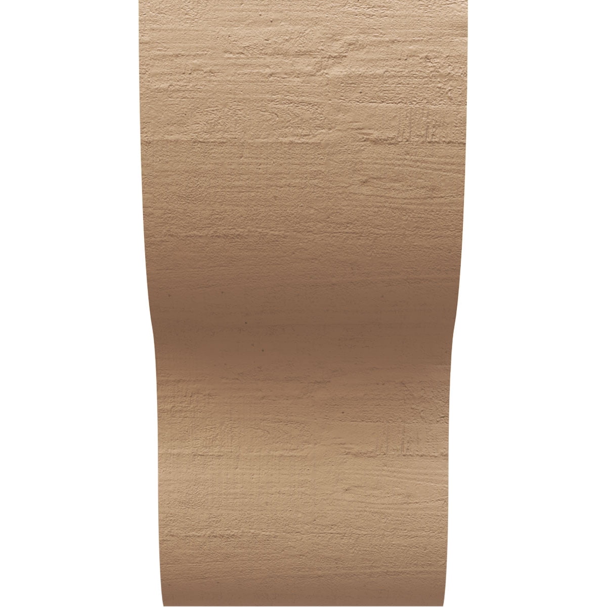 8"W x 8"D x 16"H Wide Greensboro Rough Cedar Woodgrain TimberThane Corbel, Primed Tan