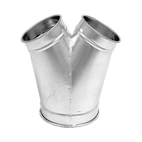 Nordfab Wye Branch,4" Duct Size 8040200183