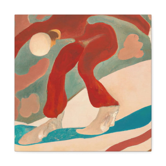 Snow Riding the Renaissance - Canvas