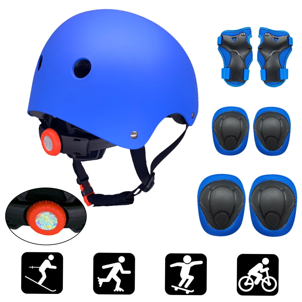 Protective Gear,Pads Pads Wrist Pads Wrist Knee Pads Pads 1 Helmet And Kids Knee Pads 7 In 1 Kids 7 In Wrist Roller And Pads Set Adjustable Kids Knee Pads Set Adjustable