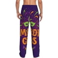 thumbnail image 3 of Daiia Mardi Gras2 Men's Sleep Pant with Pockets and Drawstring,Pajama Pants-XX-Large, 3 of 9