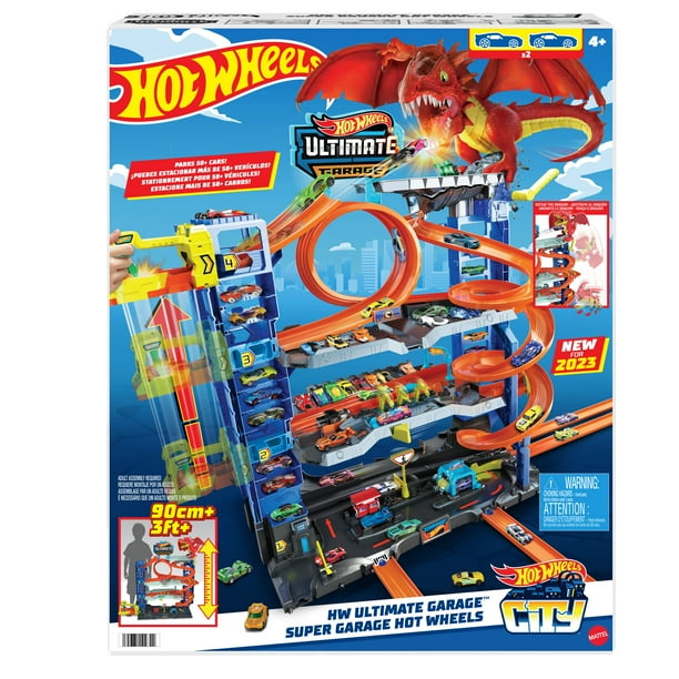 Hot Wheels City Ultimate Garage Playset from “Let's Race” with 2