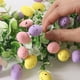 thumbnail image 5 of Guirnalda de Huevos de Pascua Artificial, Enredadera Decorativa con Follaje, Follaje Falso con Huevos Multicolores, 210 cm para Colgar en la Pared, Decoración Navideña, 5 of 5