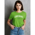 thumbnail image 2 of Chicago 1998 College Style T-Shirt Women -Image by Shutterstock, Female XX-Large, 2 of 4