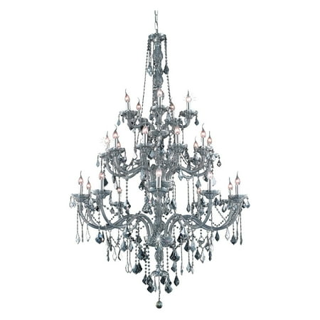 UPC 842814130432 product image for Elegant Lighting Value Verona 25LT Silver Shade Chandelier - V7825G43SS-SS/SS | upcitemdb.com