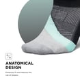 thumbnail image 4 of Feetures Elite Light Cushion No Show Tab Ankle Socks - Sport Sock with Targeted Compression - Mint Chip , Medium (1 Pair), 4 of 7