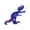Blue, variant on 3D Printed Tyrannosaurus Rex Skeleton Model | Gradient Color | Home Decor / Gift / Collectible | Dinosaur Figurine