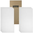 thumbnail image 1 of Genesis Tuiles de Plafond Blanches Lisses Pro 2 Pi x 4 Pi - Installation Facile à Insérer - Imperméables, Lavables et Ignifuges - PVC de Haute Qualité pour Prévenir la Casse - Lot de 10 Tuiles, 1 of 7