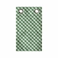thumbnail image 1 of Abstract Green Hanging Pocket Organizer, Gingham Pattern Crossing Lines and Little Squares, Printed Polyester Storage Bag with Pockets, 9" x 27", Forest Green Fern Green, 1 of 2