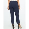 thumbnail image 3 of ELOQUII Women's Plus Size Tall The Ultimate Stretch Slim Leg Pant, 3 of 6