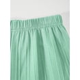 thumbnail image 5 of Mikrdoo Kid Girls Clothes 8Y,9Y,10Y,11Y,12Y Girls Straps Off Shoulder Crop Tops and Pants Set 2Pcs Spring Fall Outfits Green, 5 of 5