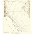 thumbnail image 2 of USGS 20x23 Gold Ornate Wood Framed with Double Matting Museum Art Print Titled - El Paso Texas Quad - USGS 1907, 2 of 4