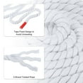 thumbnail image 3 of Unique Bargains Natural Twisted Cotton Rope 3/4 Inch x 49 Feet 3 Strand Tug of War Rope with Sealing Tape White, 3 of 5