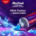 Colgate Max Fresh Knockout Toothpaste, Whitening Toothpaste with Mini Breath Strips, Mint Fusion, 3 Pack, 6.3 Oz Tubes