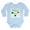 Sky Blue, variant on CafePress - Wee Bit Irish Body Suit - Long Sleeve Cotton Baby Bodysuit
