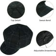 thumbnail image 4 of Women's Newsboy Hats Fall Wool Cabbie Beret Tweed Girls Paperboy Cap, 4 of 5