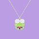 thumbnail image 1 of Sanrio Kuromi-collar de aleación de Hello Kitty para hombre y mujer, colgante blanco y negro, joyería, accesorios de Anime, regalo para pareja, 1 of 4