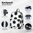 thumbnail image 4 of Goofa Soccer Ball Printed Backpack,Laptop Backpack,Durable Anti-Theft Travel Work Backpack,Water-resistant Backpack, 4 of 9