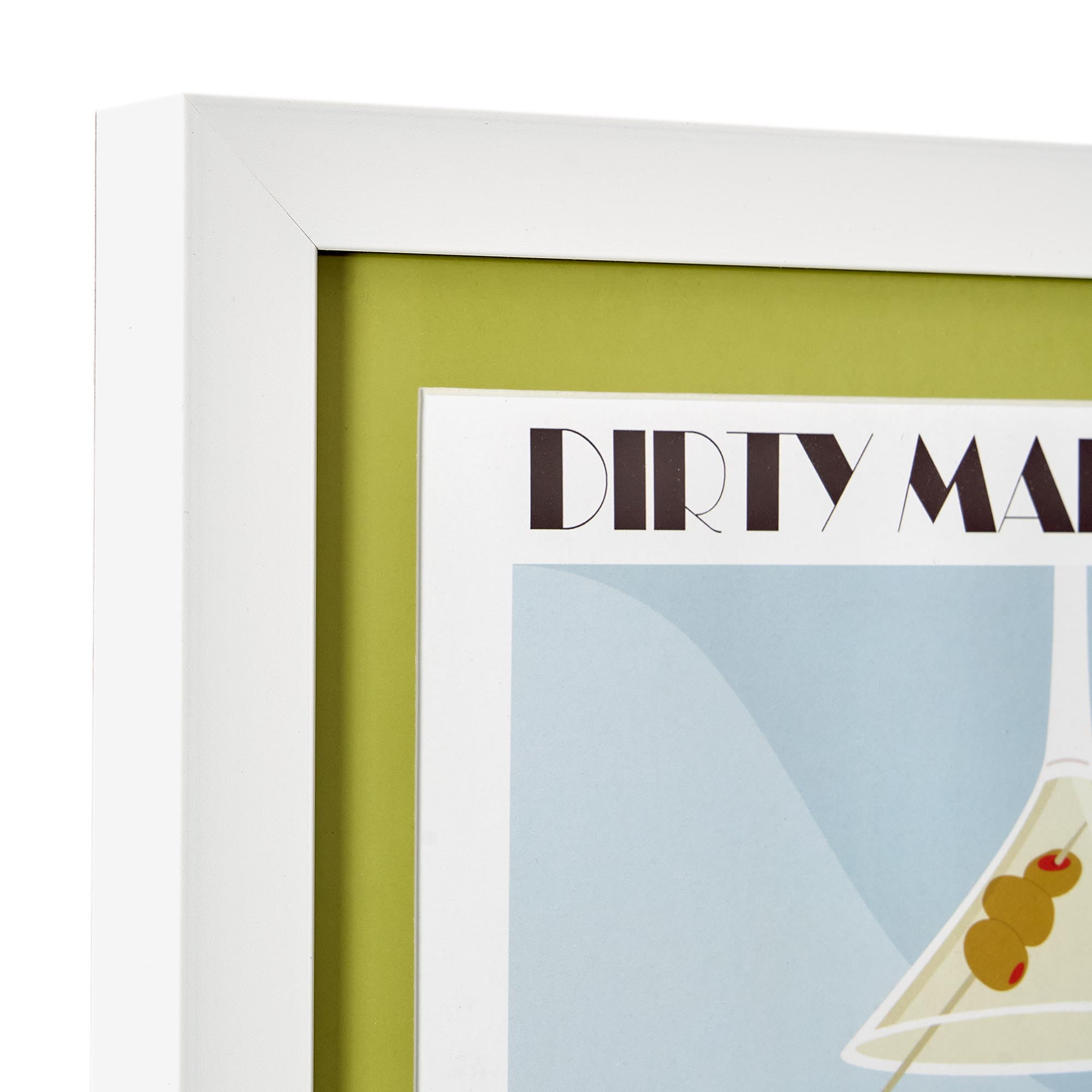 American Art Decor Cocktail Poster Framed 3-Piece 8.5" x 11" Wall Decor Set
