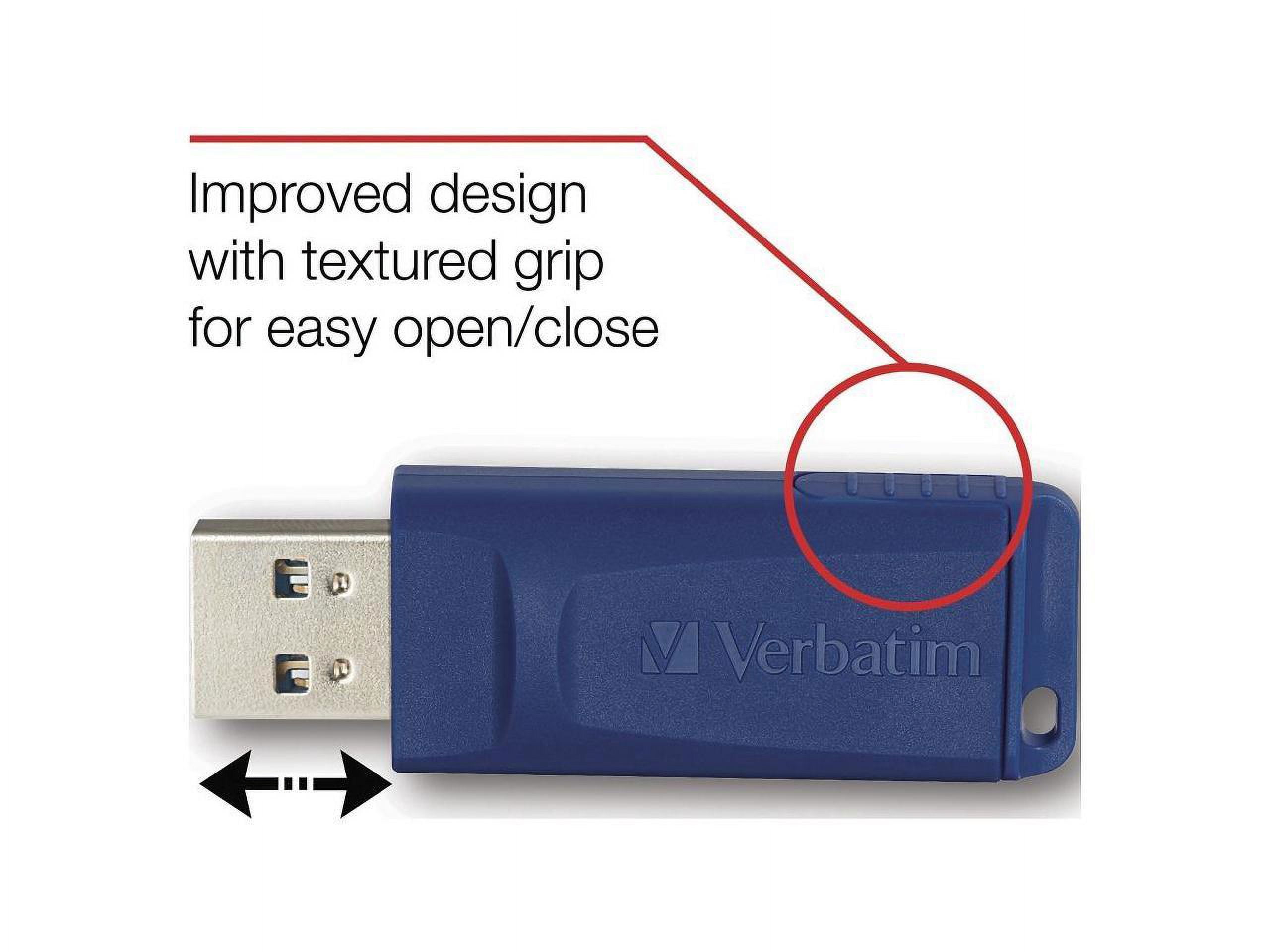 Verbatim 64GB Store 'n' Go USB Flash Drive - PC / Mac Compatible - 2pk - Blue, Green