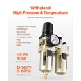 thumbnail image 3 of Filtro regulador lubricador para compresor de aire VEVOR 145 PSI, 3 of 8