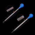thumbnail image 3 of Unique Bargains Graduated Dropper Pipettes Kit, 6 Pack 5ml 10ml Glass Pipette with Bulb 2 Brushes and Glass Rods Clear, 3 of 7