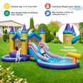 thumbnail image 6 of Costway 6 in 1 Kids Inflatable Water Slide Blower with Slide Splash Pool with 680W Blower, 6 of 10
