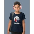 thumbnail image 2 of NASA Nasa Astronaut Duo Over Moon T-Shirt Juniors -NASA Designs,  Large, 2 of 4