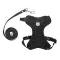 thumbnail image 2 of (3 pack) Vibrant Life Adjustable Cat Harness and Leash Set, Black, One Size, 2 of 10