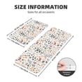 thumbnail image 2 of Honeii Watercolor Floral Print Kitchen Mat [2 PCS] for Floor, Waterproof Non-Slip Rugs, Kitchen Decor,Standing Mat for Floor,Office, Sink, Laundry, 2 of 6