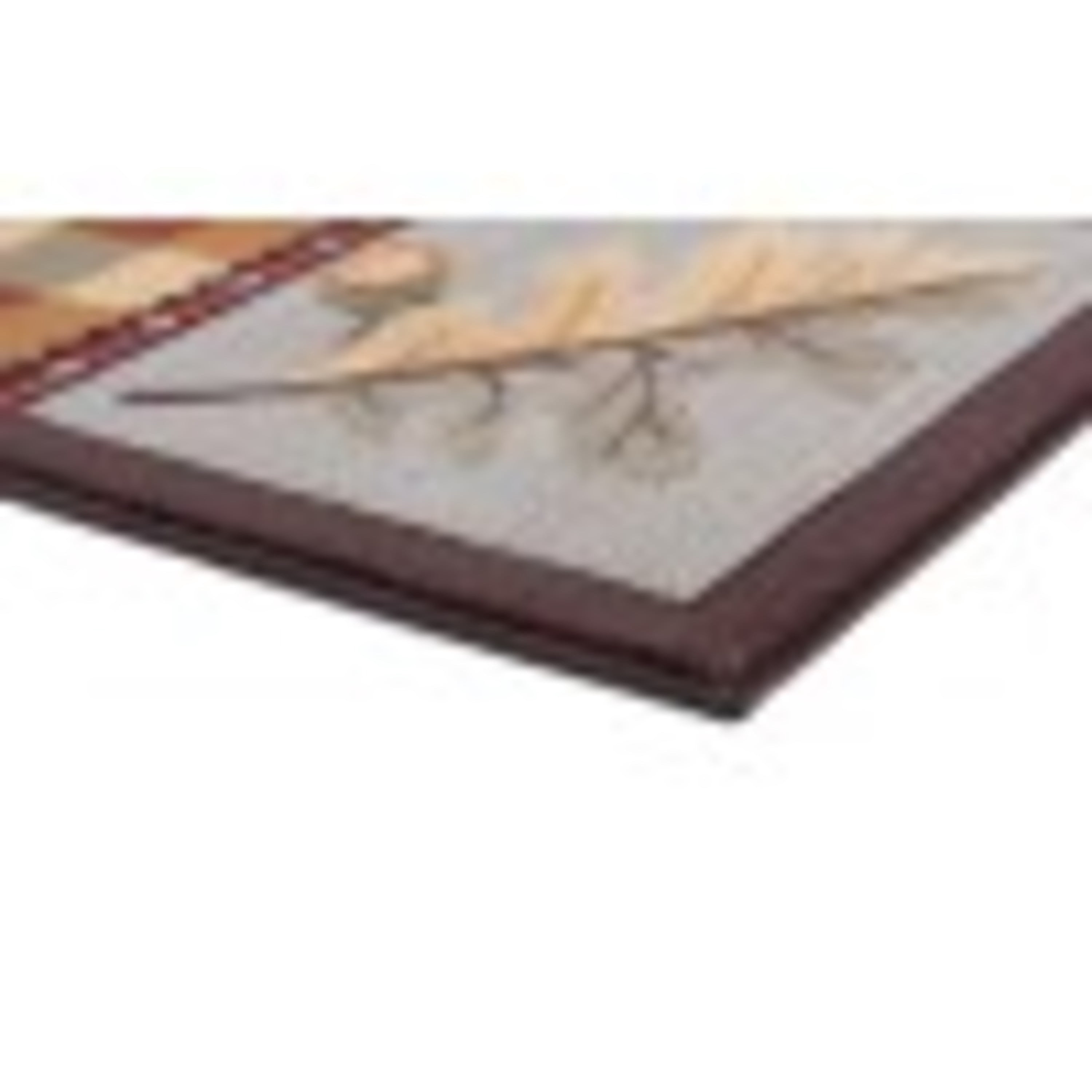 Nature Novelty 2.7' x 7' Multi-Color Polypropylene Indoor Area Rug