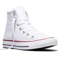 thumbnail image 3 of Converse Unisex Adult Chuck Taylor All Star High Top Optical White Running Shoes, 3 of 5