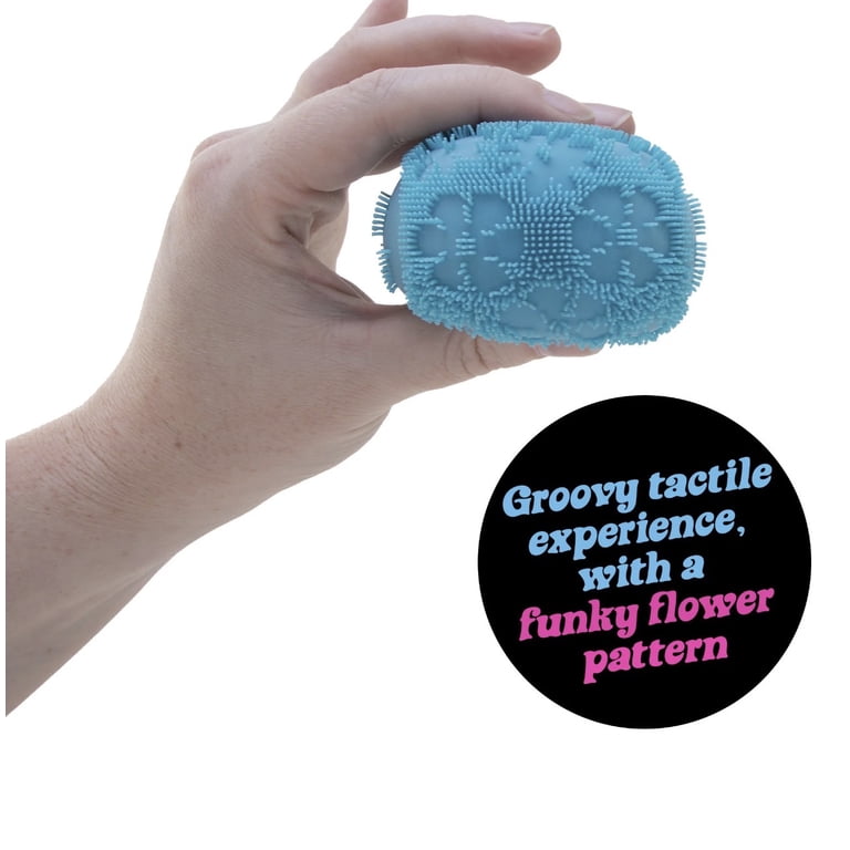 Schylling FUZZ BALL FLOWER POWER, 1 RANDOM COLOR CHOSEN, STRESS