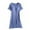 Light Blue, variant on Aofany Nightgowns for Women Summer Women's Solid Crew Neck Short Sleeve Nightshirts Sleepwear With Chest Pad Pajama