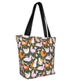 thumbnail image 2 of Haiem Roosters and Chicks Pattern Shoulder Bag - Durable and Spacious Tote Bag,Versatile Shopping Bag, 2 of 9