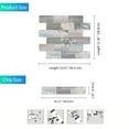 thumbnail image 3 of DEWOO 10-Sheet Peel and Stick Backsplash Wall Tile Self Adhesive, Stickon Tile for Kitchen Backplash, Bathroom Vanities, Fireplace Decor, Laundry Table, Stair Decals in Spruce Grey Rustic, 3 of 13