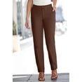 thumbnail image 2 of Jessica London Women's Plus Size Tall Stretch Cotton Chino Straight-Leg Pant, 2 of 4
