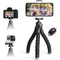 thumbnail image 3 of TuseyRxln mobile phone tripod, mini tripod for smartphone and camera, mobile phone tripod stand with Bluetooth remote control, 3 of 6