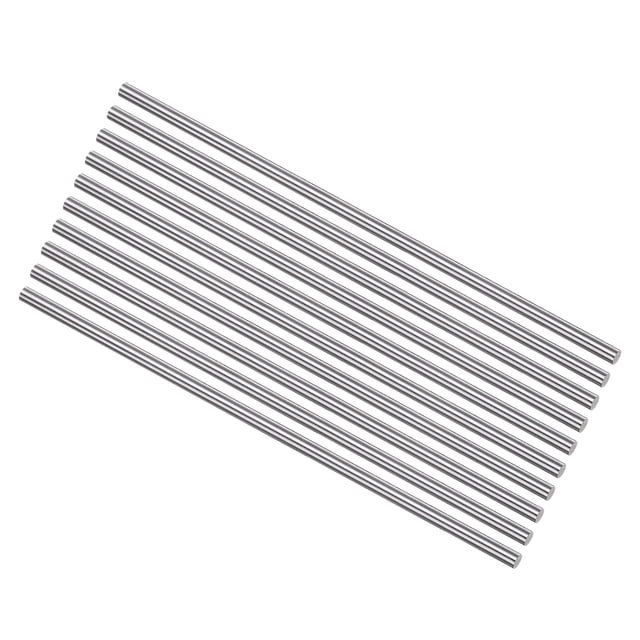 Unique Bargains Round Metal Rods 4.6mm x 200mm High Speed Steel (HSS) Lathe Bar Stock Tool 10 Pieces