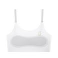 thumbnail image 1 of BYHONG Training Bras For Girls Teen Girls Sports Bras Comfort Soft Solid Color Bras White L, 1 of 2