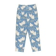 thumbnail image 4 of Goofa Funny Chicken Printed Soft Pajama Pants for Women, Wide Leg Comfy Casual Lounge Yoga Pants-Small, 4 of 9