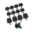 thumbnail image 3 of Baoblaze 12 Pieces Football Boot Spikes Firm Ground Replacement Studs for Competition Black, 3 of 8