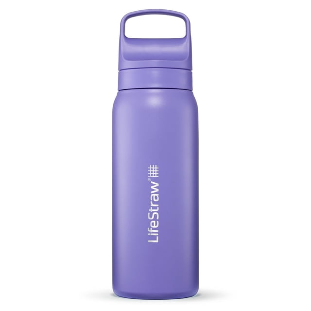 Botella de Filtro de Agua LifeStraw Go Serie 700 ml Morado Cardo