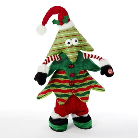 16 Battery Operated Singing And Jumping Christmas Tree Tabletop Decoration 16 Battery Operated Singing And Jumping Christmas Tree Tabletop Decoration