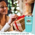 thumbnail image 5 of Daughter in Law Gifts Mothers Day Gifts, Gifts for Daughter in Law Tumbler from Mom, Thank You Gifts for Future Daughter in Law(20 Oz, Aqua Blue), 5 of 6