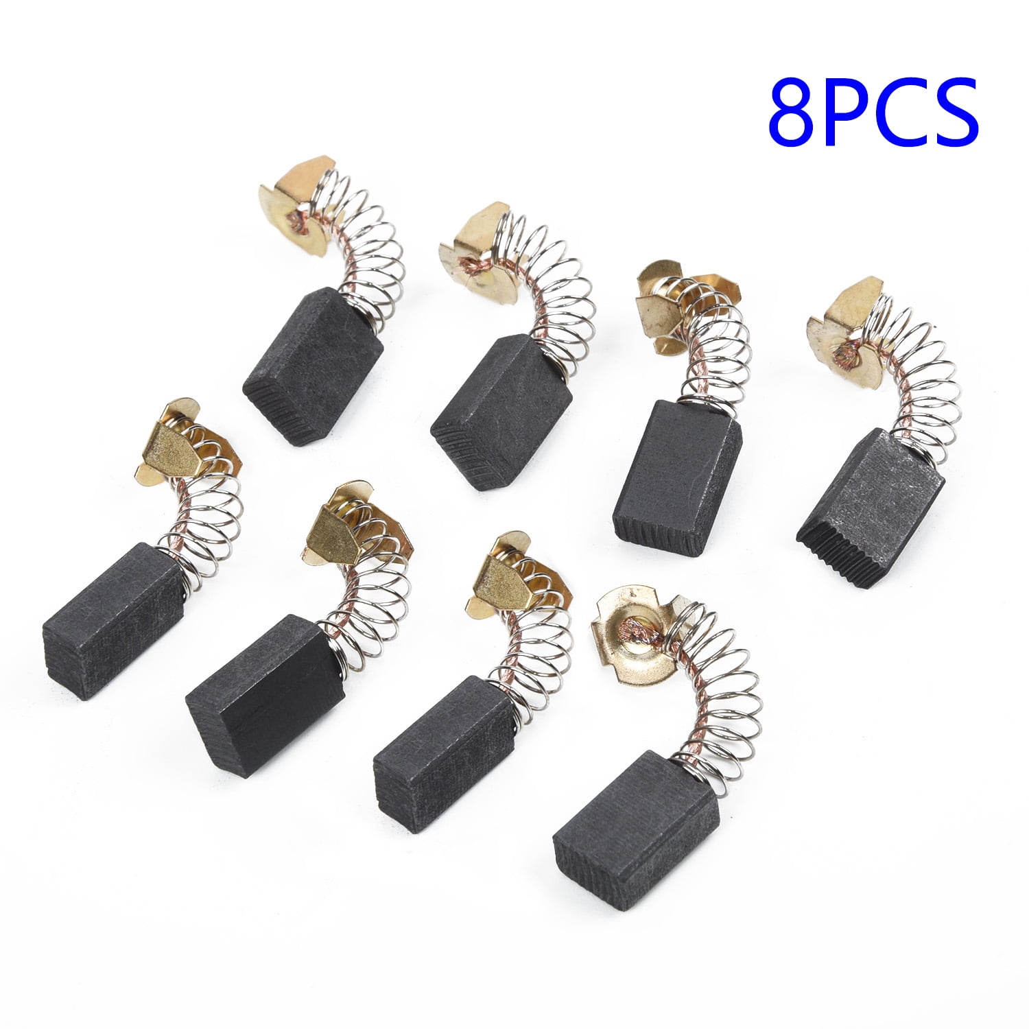 8Pcs Angle Grinder Motor Carbon Brushes Replacement Part For Power Tool