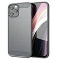 thumbnail image 1 of PANDACO Grey Brushed Metal Case for iPhone 12 Pro Max, 1 of 4