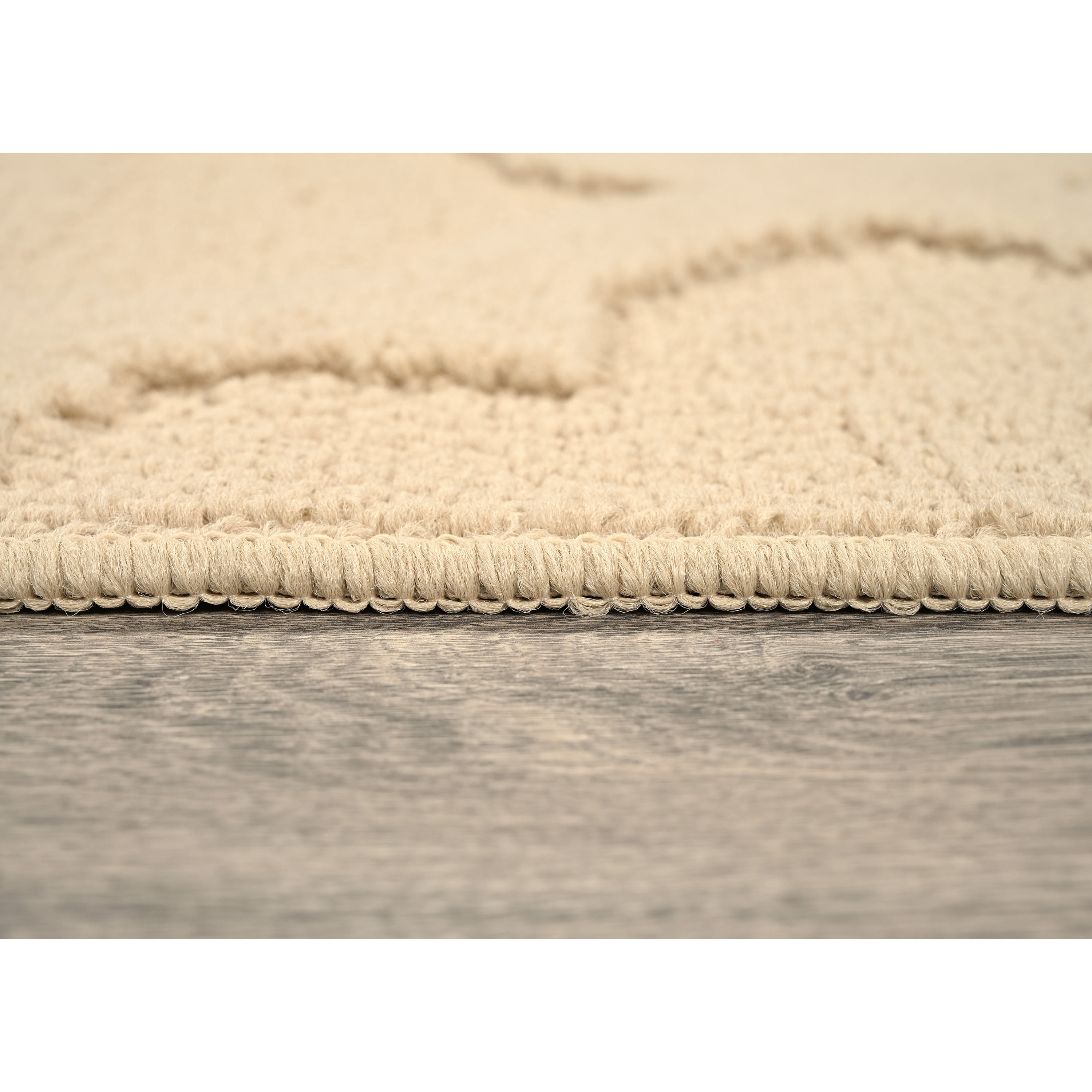 Garland Rug Quatro Polypropylene Tan Indoor Area Rug, 5' x 7'